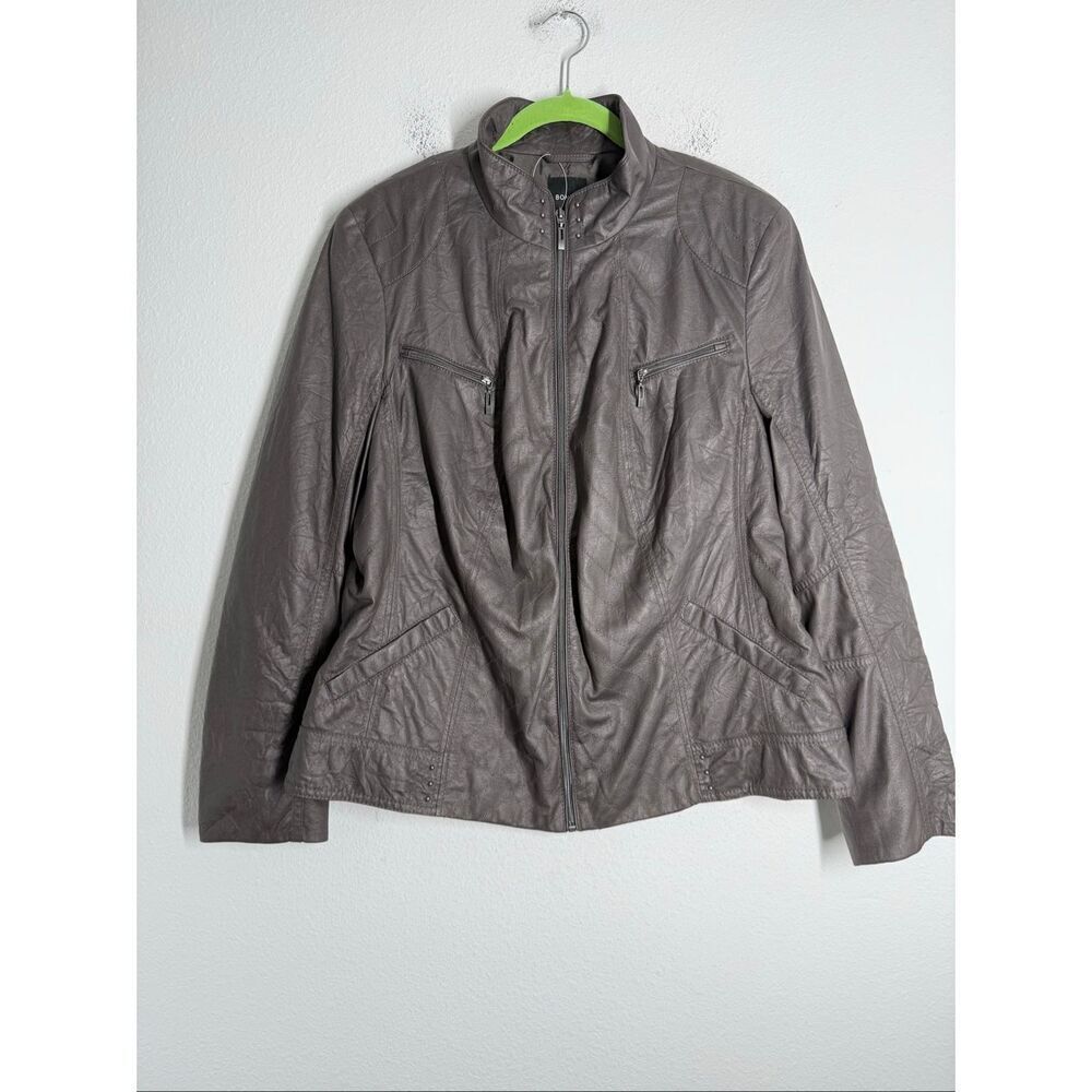 NWT Bonita Women’s Cacao Full Zip Jacket Size 46 EU/ XL Us See Description